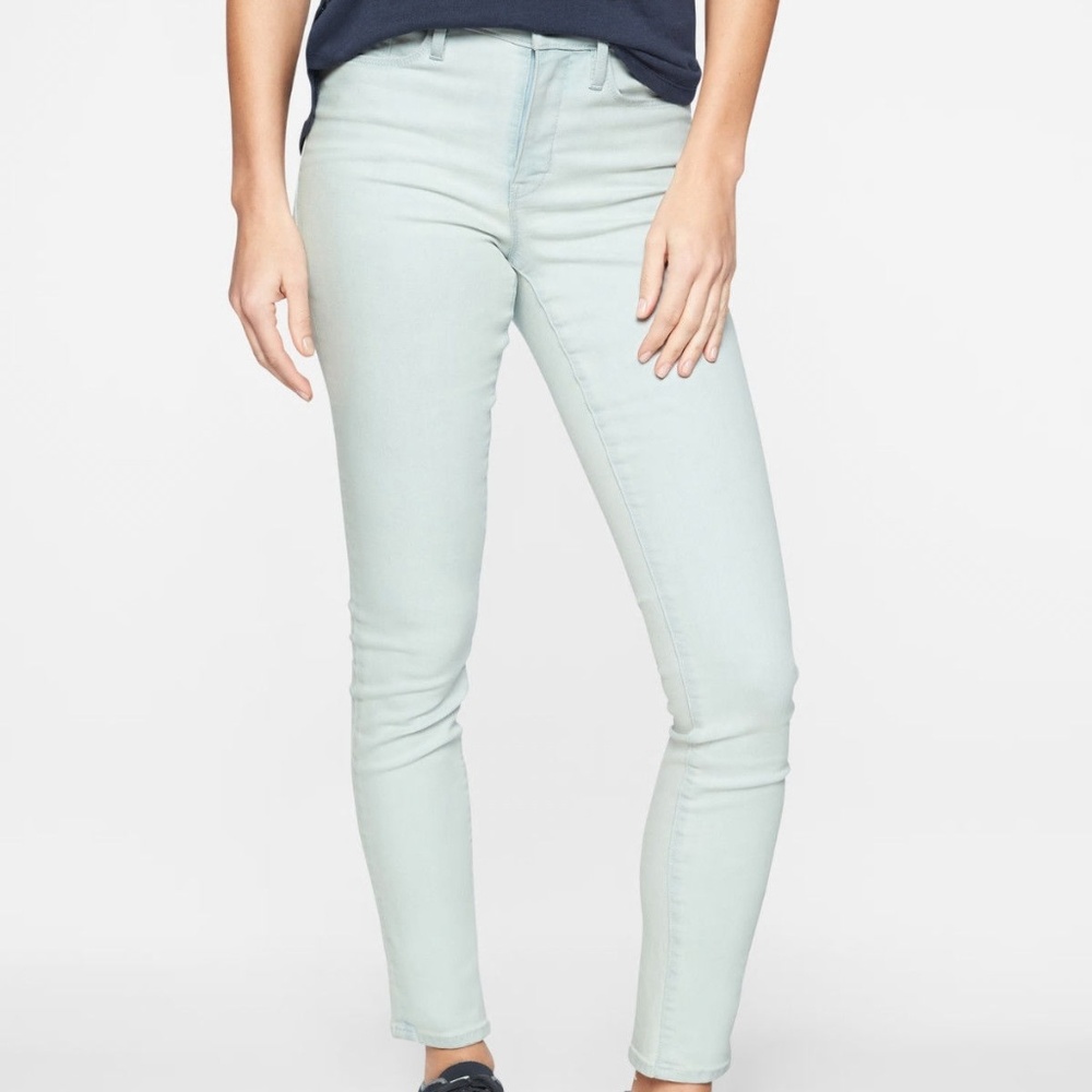 Athleta Sculptek Skinny Jean size 0 Biscayne Wash